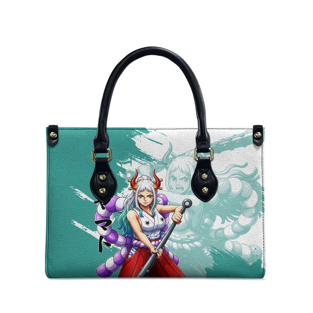 Yamato Oni Warrior One Piece Leather Bag Japanese Anime Manga Graphic