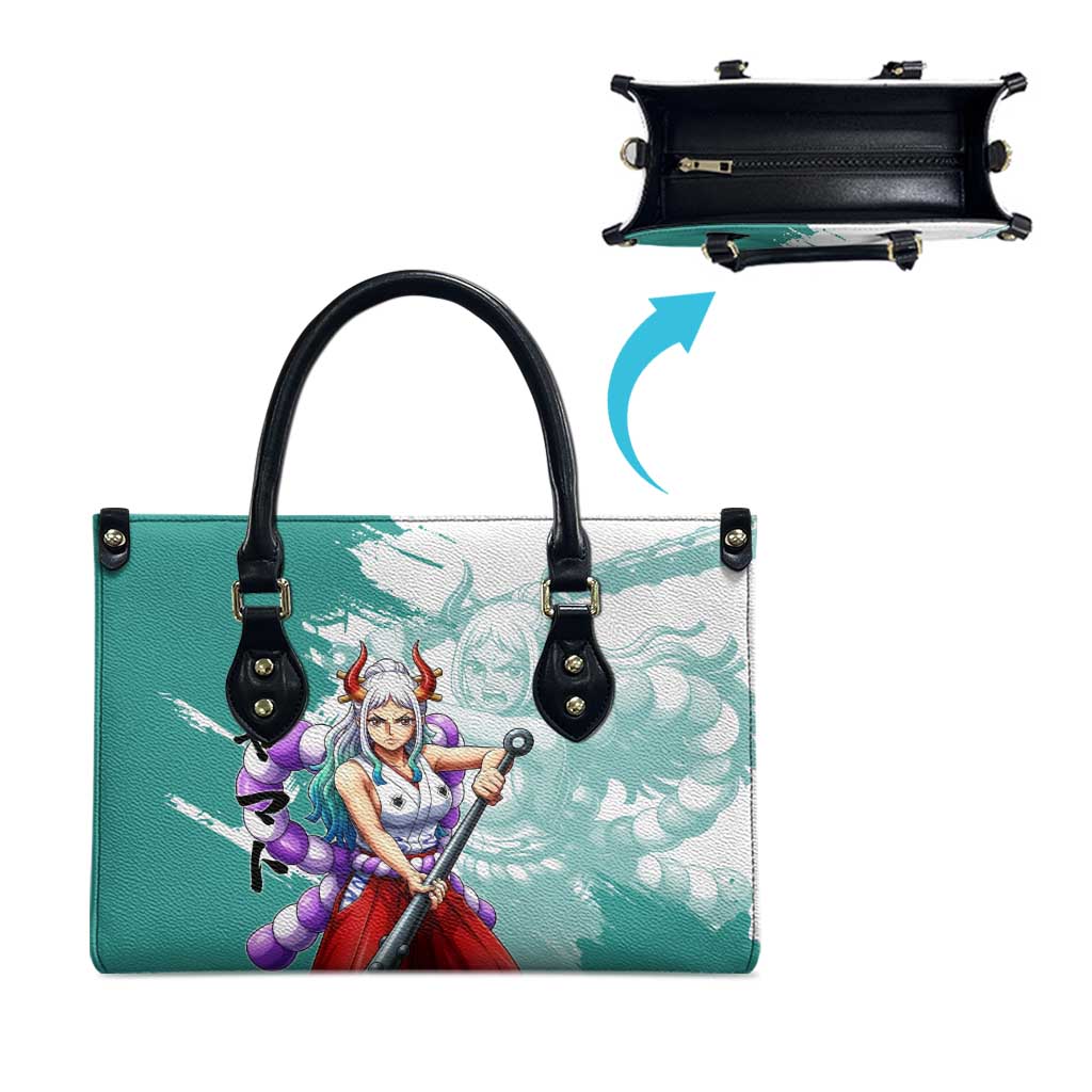 Yamato Oni Warrior One Piece Leather Bag Japanese Anime Manga Graphic