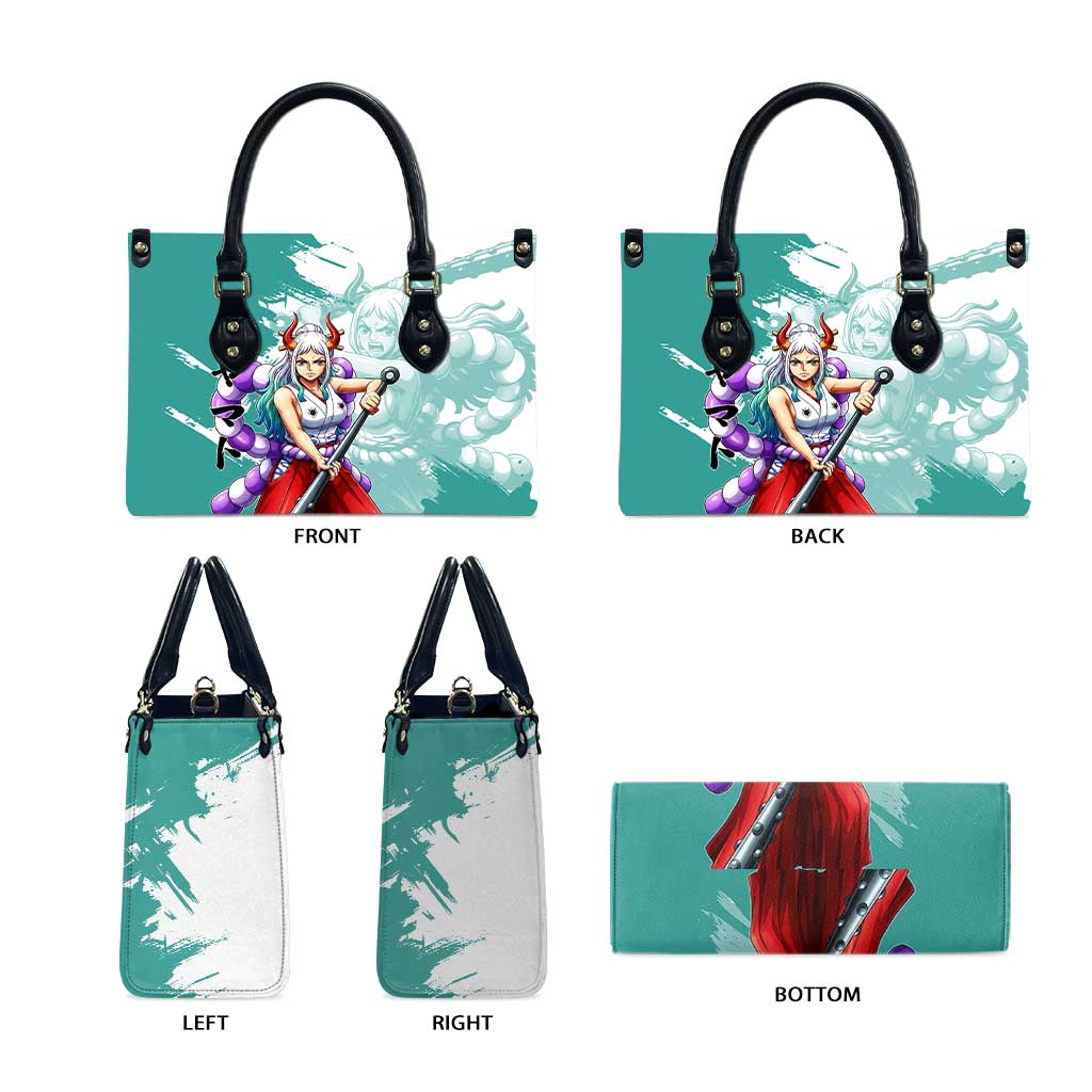 Yamato Oni Warrior One Piece Leather Bag Japanese Anime Manga Graphic