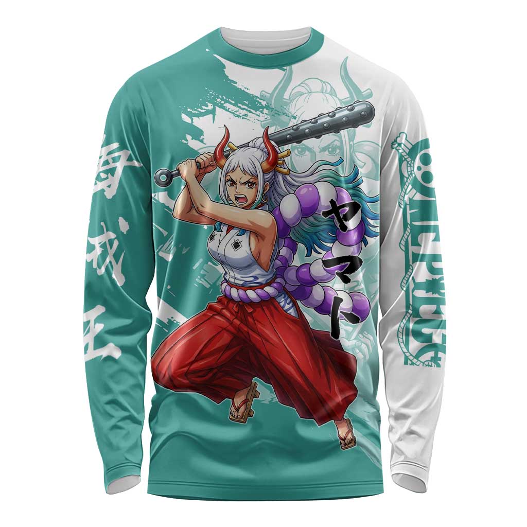 Yamato Oni Warrior One Piece Long Sleeve Shirt Japanese Anime Manga Graphic