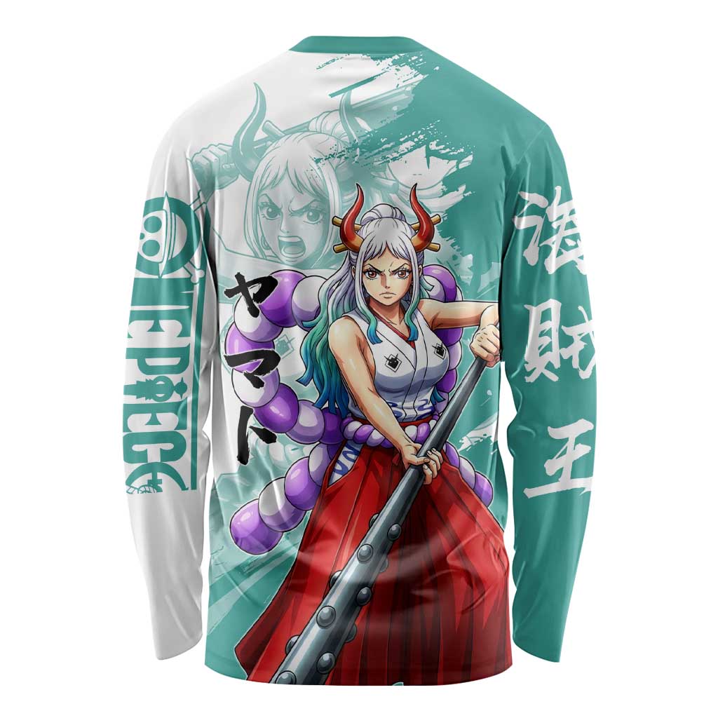 Yamato Oni Warrior One Piece Long Sleeve Shirt Japanese Anime Manga Graphic