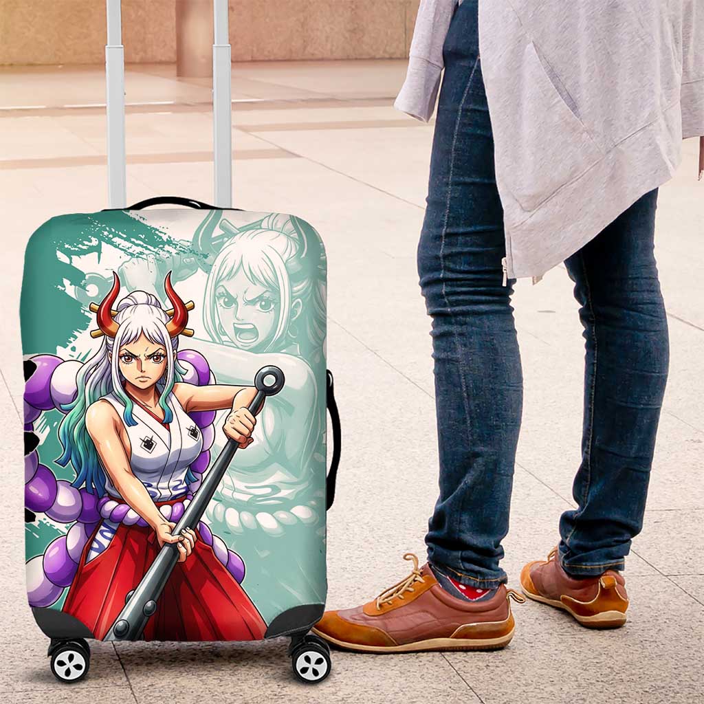 Yamato Oni Warrior One Piece Luggage Cover Japanese Anime Manga Graphic