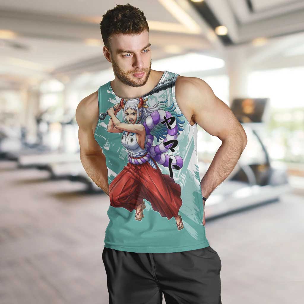 Yamato Oni Warrior One Piece Men Tank Top Japanese Anime Manga Graphic