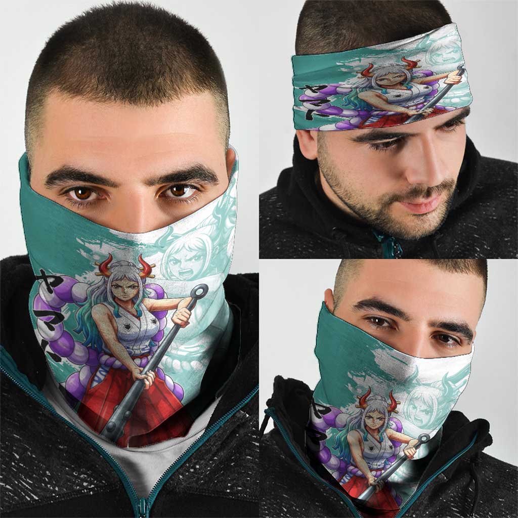Yamato Oni Warrior One Piece Neck Gaiter Japanese Anime Manga Graphic