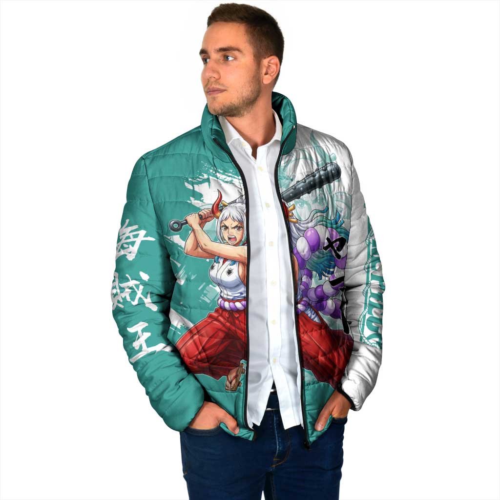 Yamato Oni Warrior One Piece Padded Jacket Japanese Anime Manga Graphic