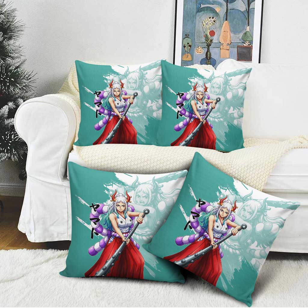 Yamato Oni Warrior One Piece Pillow Cover Japanese Anime Manga Graphic