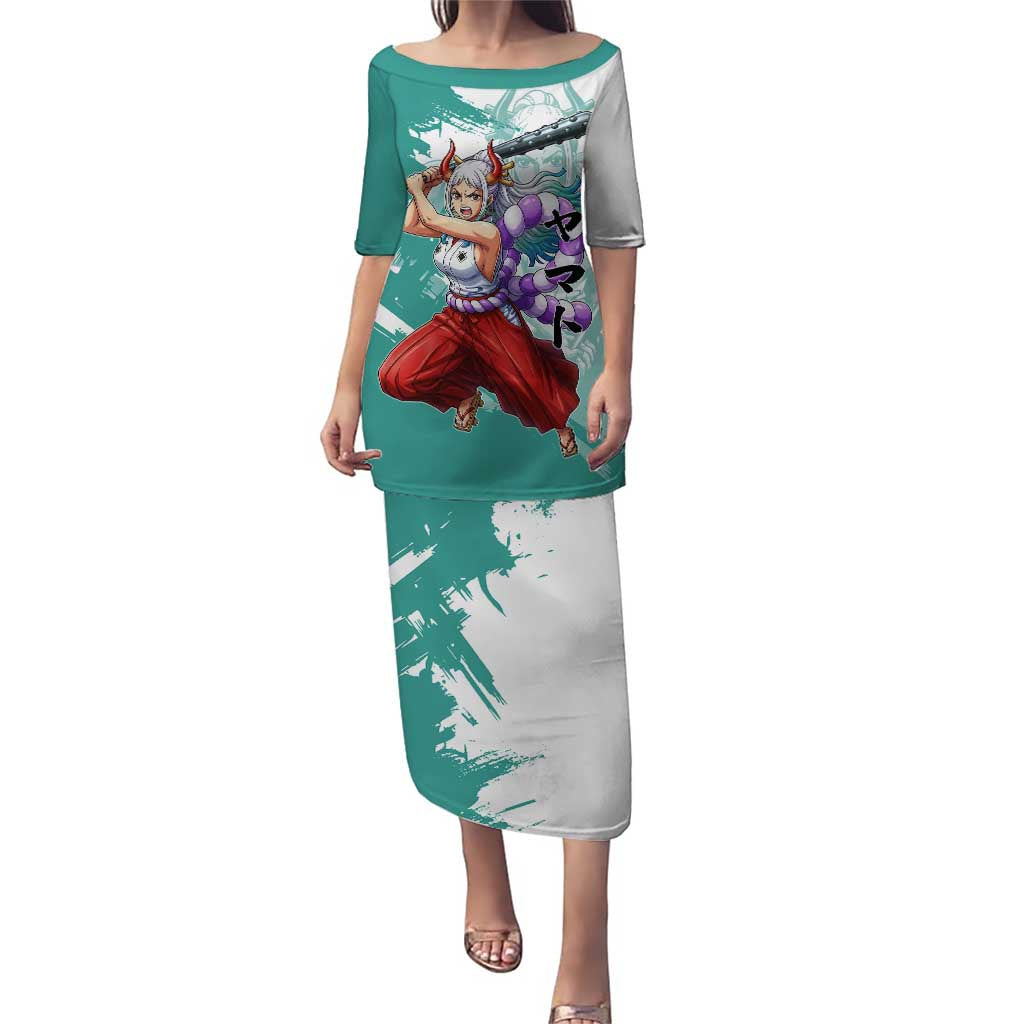 Yamato Oni Warrior One Piece Puletasi Japanese Anime Manga Graphic