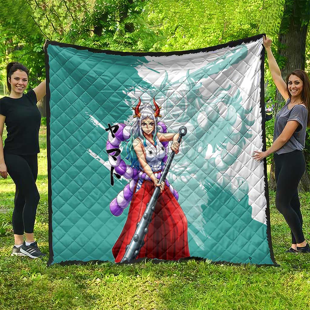 Yamato Oni Warrior One Piece Quilt Japanese Anime Manga Graphic