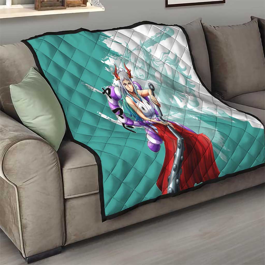 Yamato Oni Warrior One Piece Quilt Japanese Anime Manga Graphic