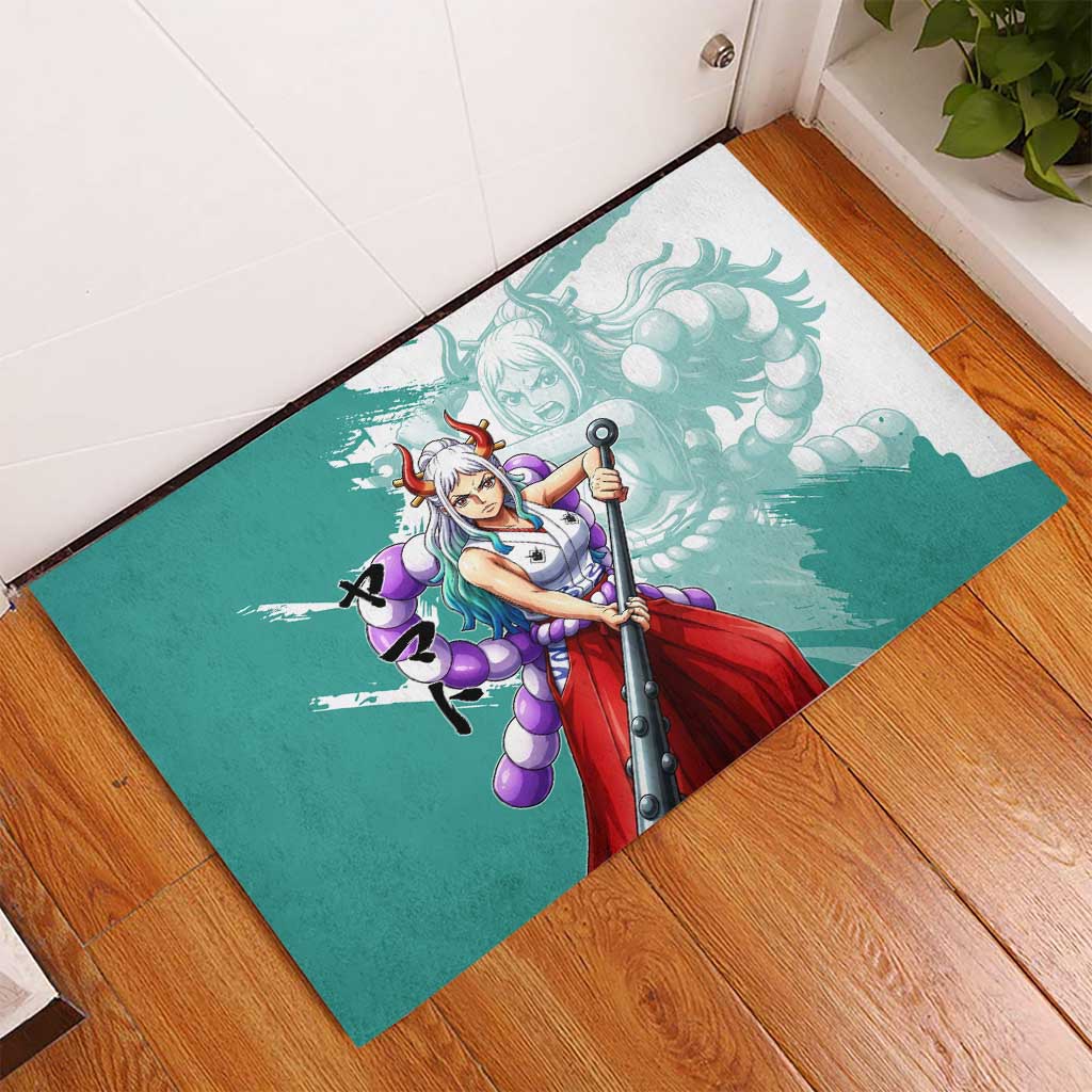 Yamato Oni Warrior One Piece Rubber Doormat Japanese Anime Manga Graphic
