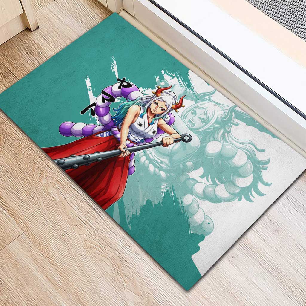 Yamato Oni Warrior One Piece Rubber Doormat Japanese Anime Manga Graphic