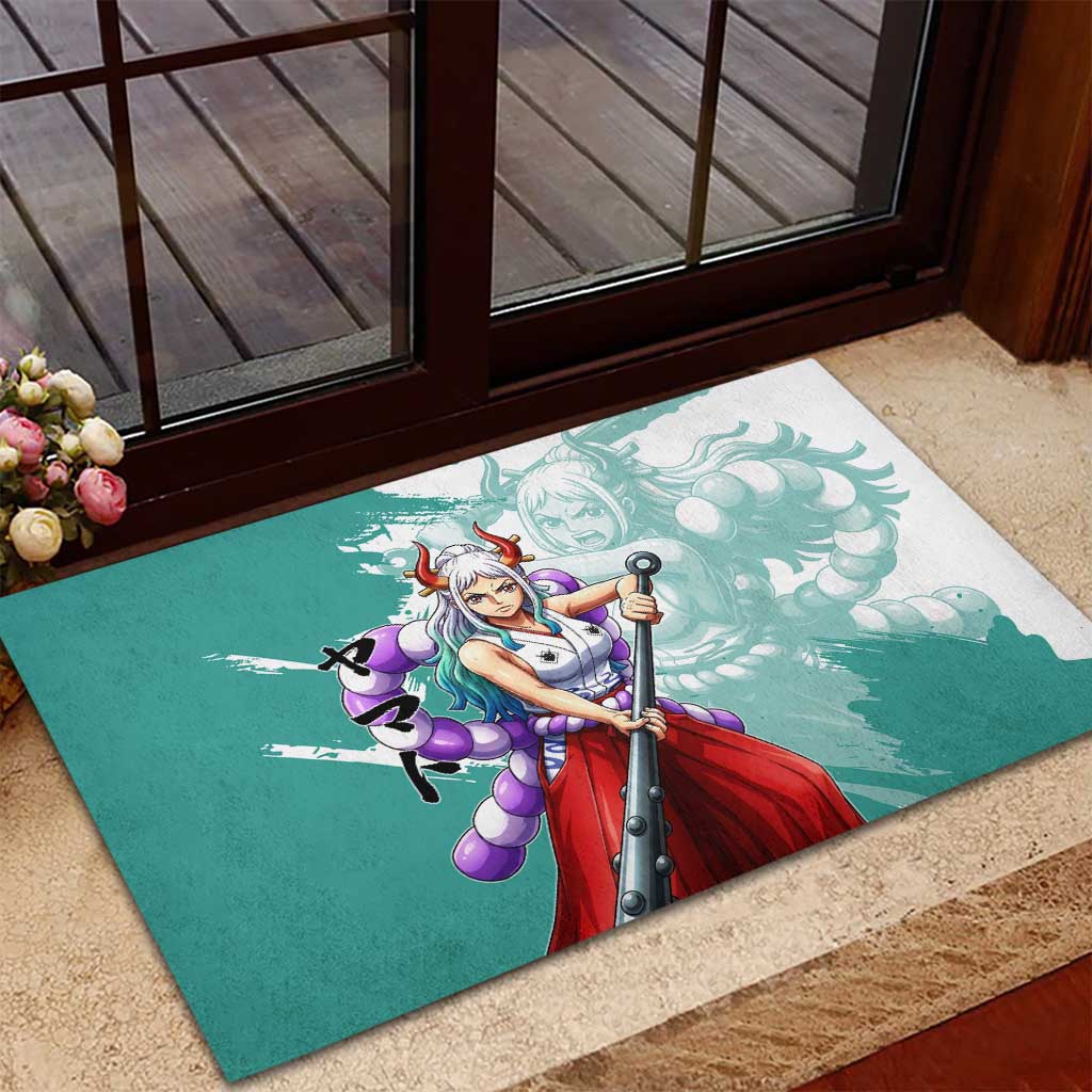 Yamato Oni Warrior One Piece Rubber Doormat Japanese Anime Manga Graphic