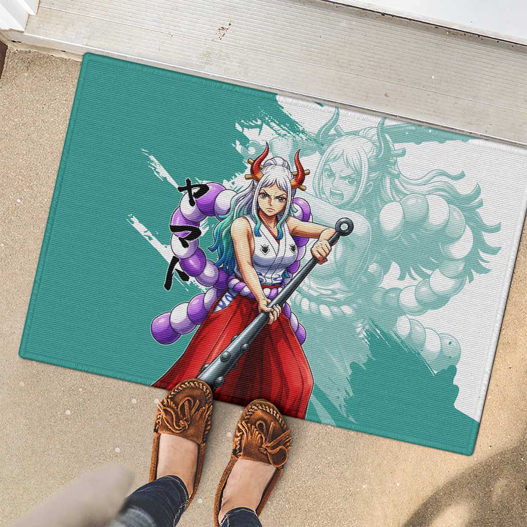 Yamato Oni Warrior One Piece Rubber Doormat Japanese Anime Manga Graphic