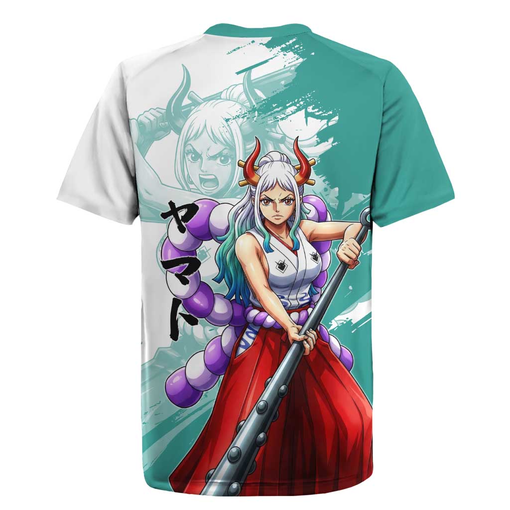 Yamato Oni Warrior One Piece Rugby Jersey Japanese Anime Manga Graphic