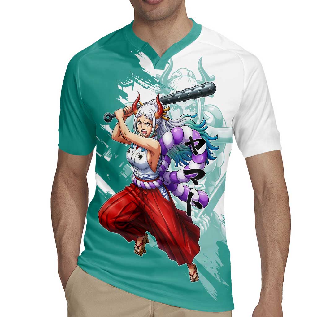 Yamato Oni Warrior One Piece Rugby Jersey Japanese Anime Manga Graphic