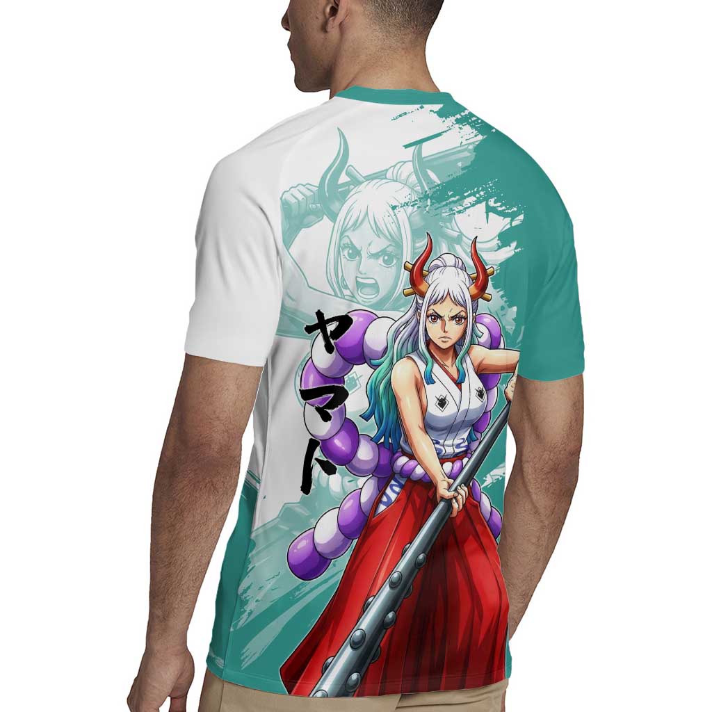 Yamato Oni Warrior One Piece Rugby Jersey Japanese Anime Manga Graphic