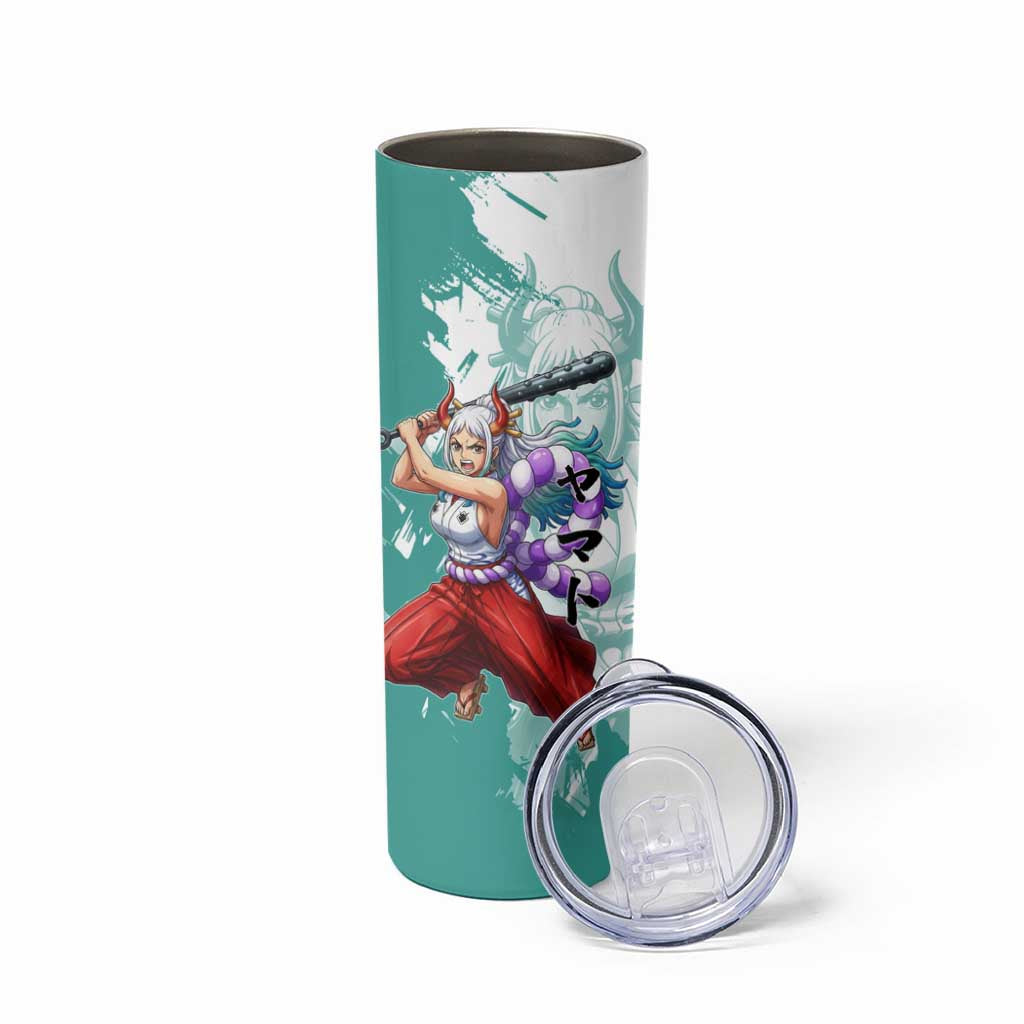 Yamato Oni Warrior One Piece Skinny Tumbler Japanese Anime Manga Graphic