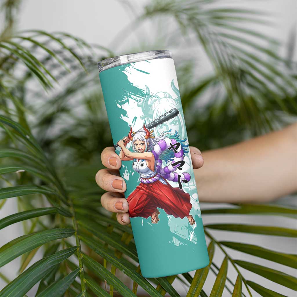 Yamato Oni Warrior One Piece Skinny Tumbler Japanese Anime Manga Graphic
