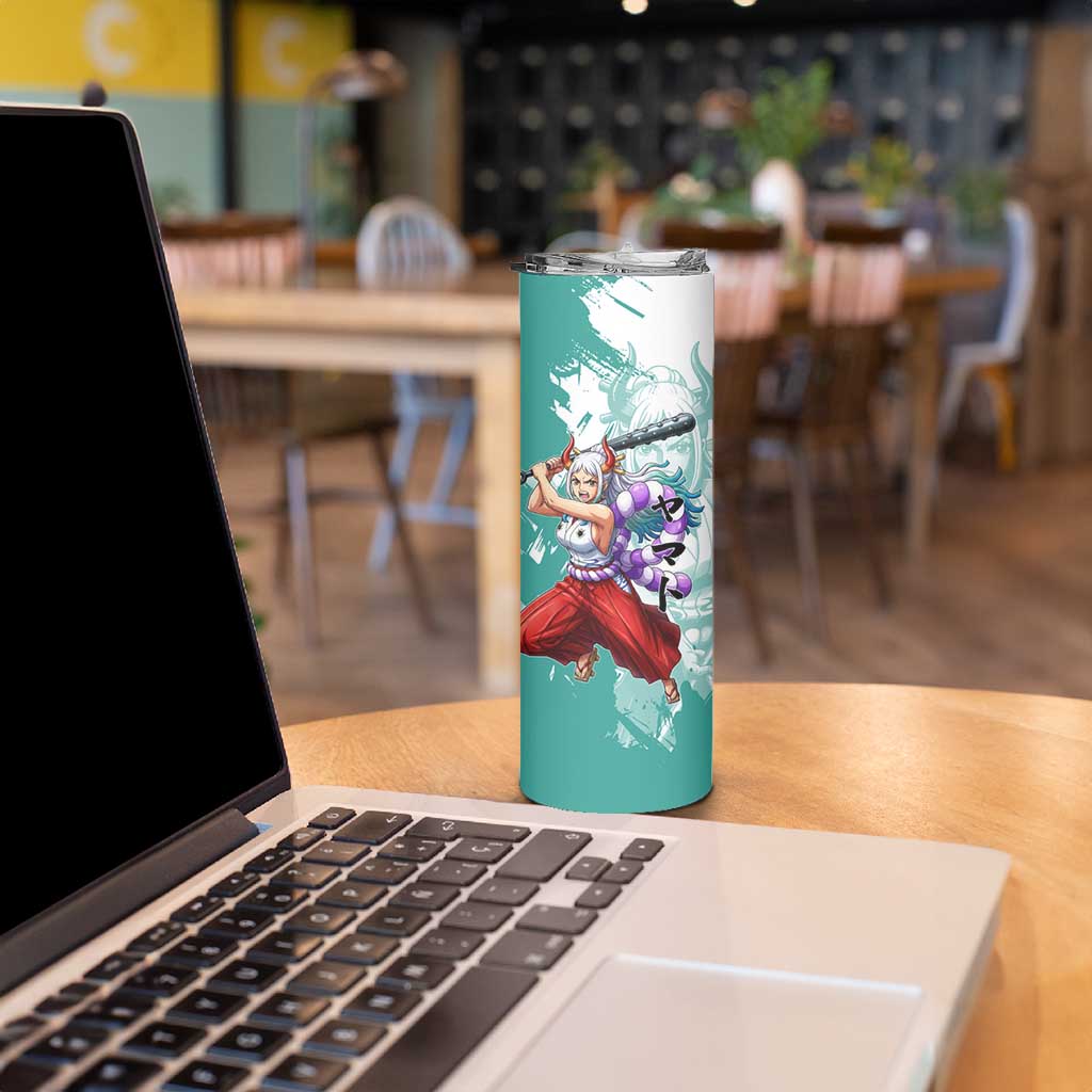 Yamato Oni Warrior One Piece Skinny Tumbler Japanese Anime Manga Graphic