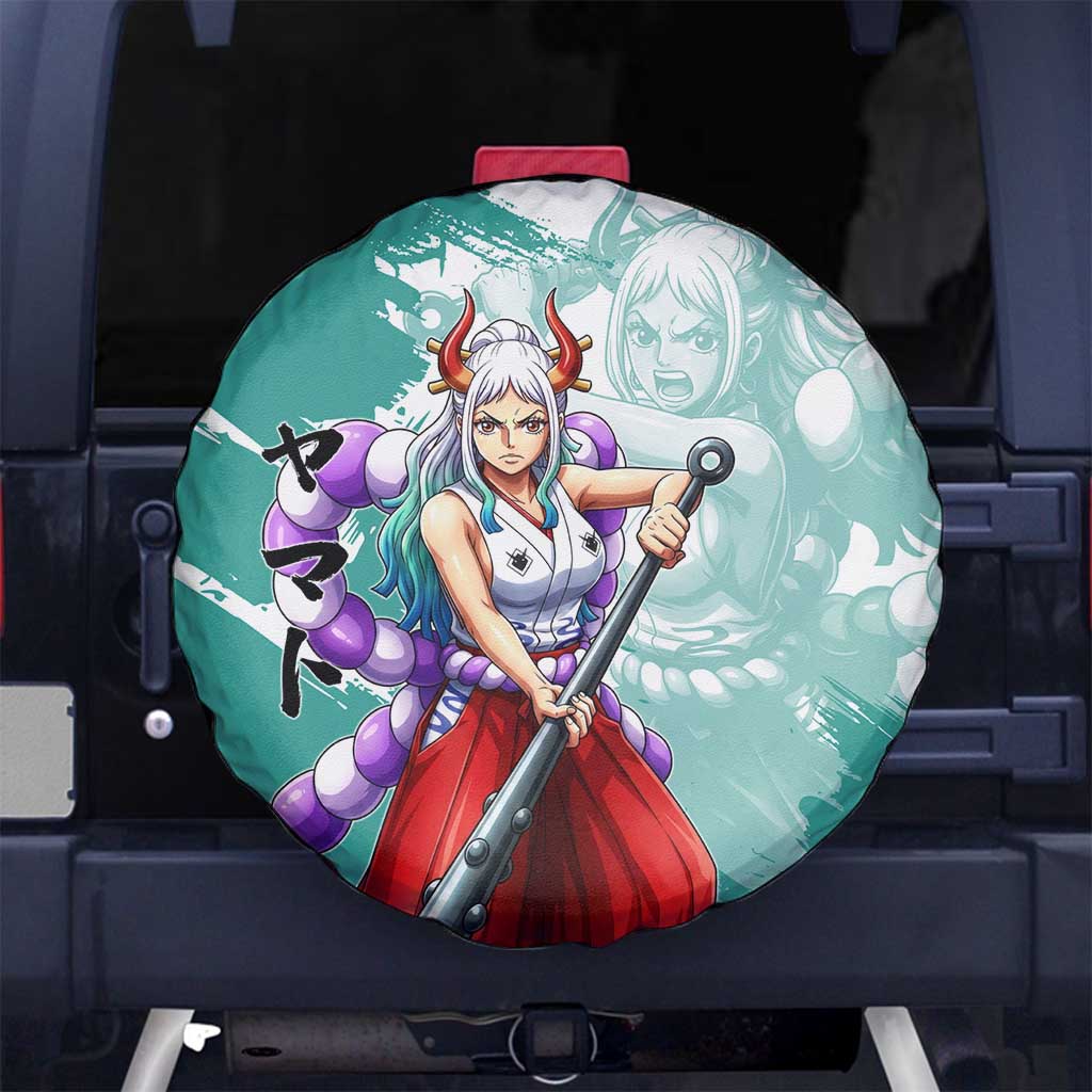 Yamato Oni Warrior One Piece Spare Tire Cover Japanese Anime Manga Graphic