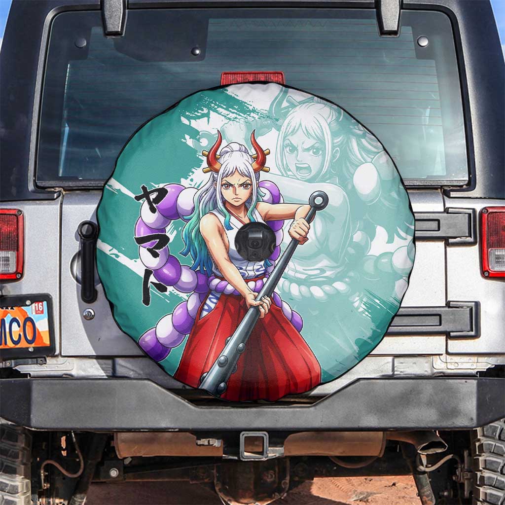 Yamato Oni Warrior One Piece Spare Tire Cover Japanese Anime Manga Graphic