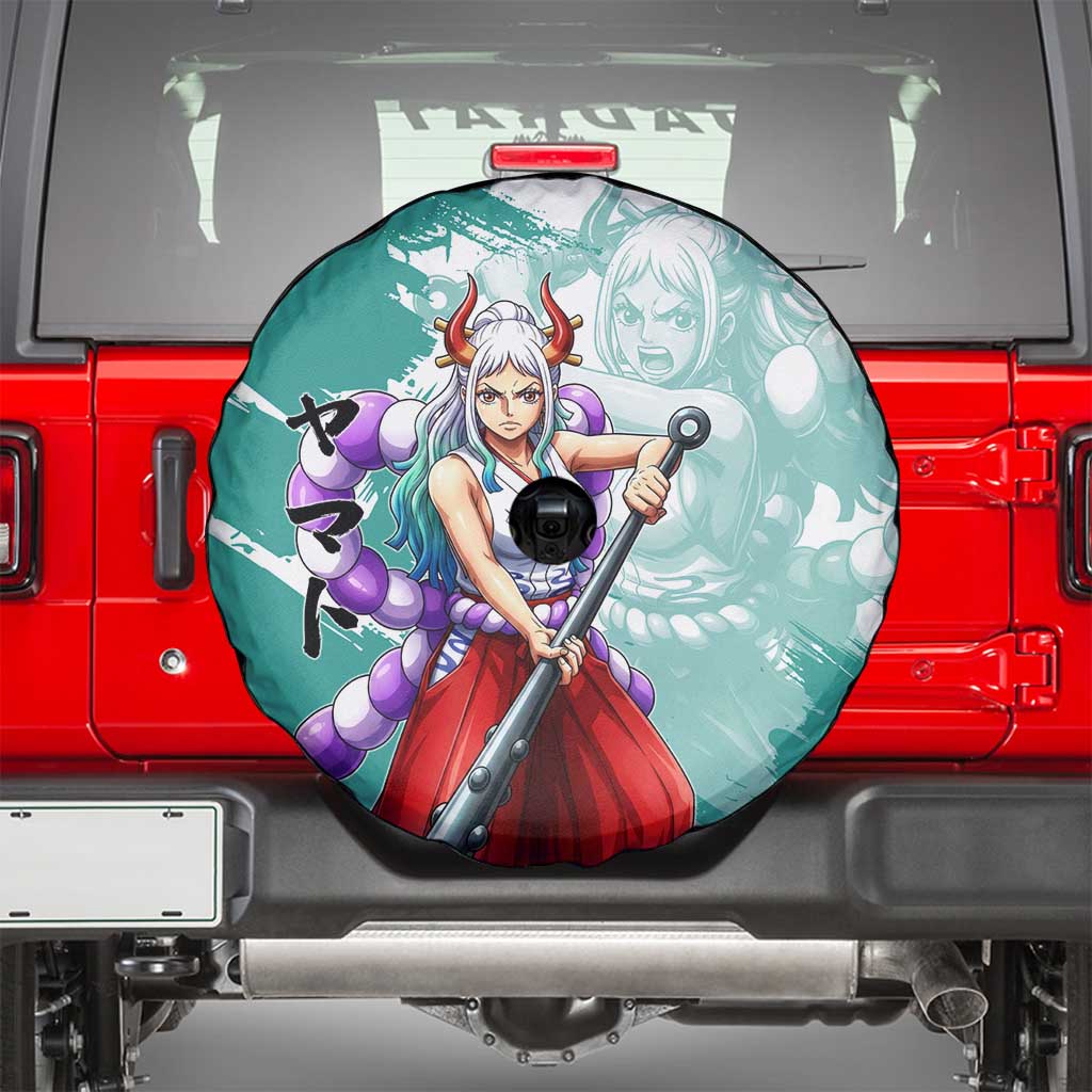 Yamato Oni Warrior One Piece Spare Tire Cover Japanese Anime Manga Graphic