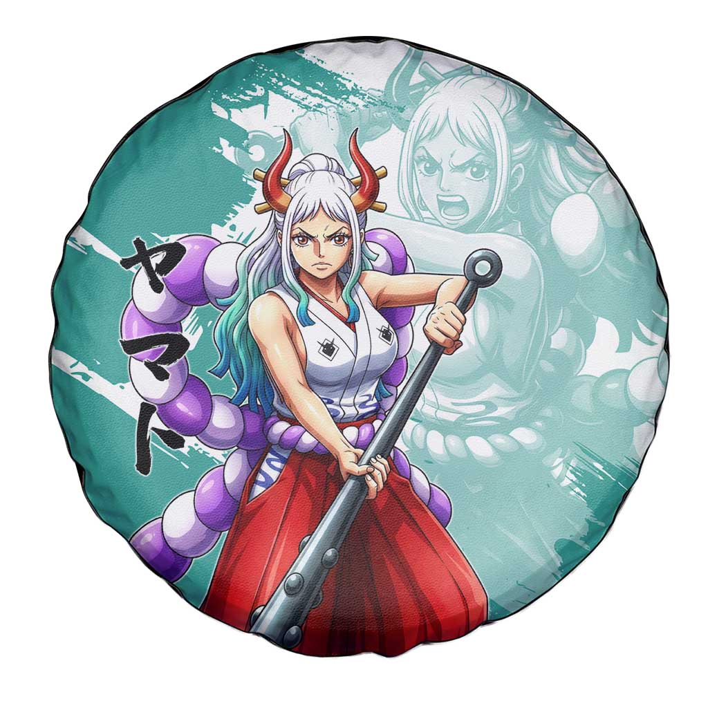 Yamato Oni Warrior One Piece Spare Tire Cover Japanese Anime Manga Graphic
