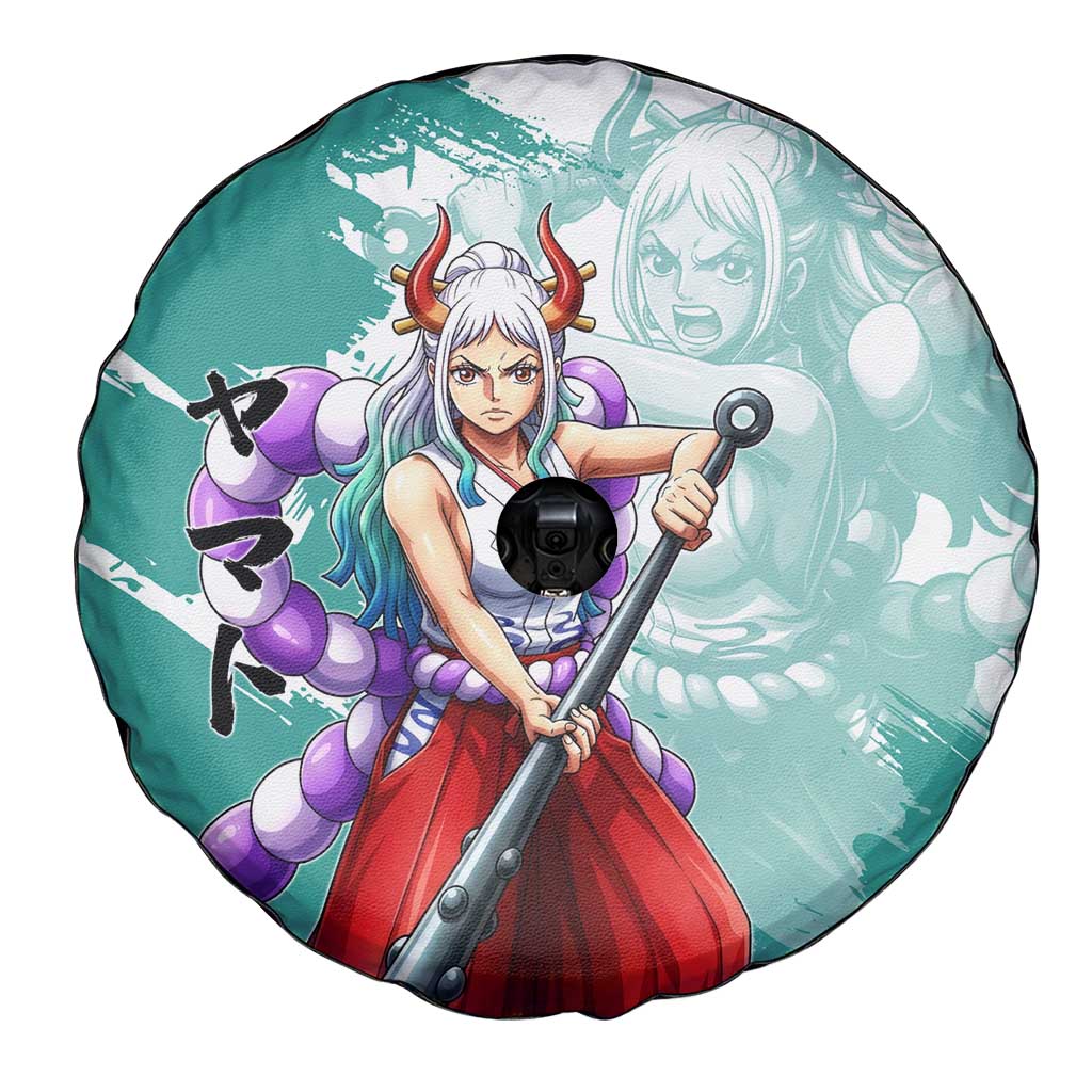 Yamato Oni Warrior One Piece Spare Tire Cover Japanese Anime Manga Graphic