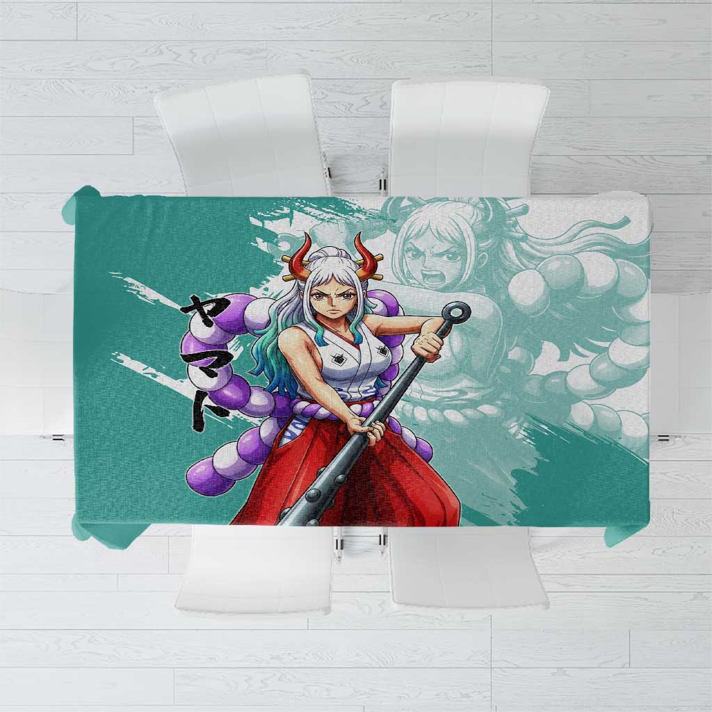 Yamato Oni Warrior One Piece Tablecloth Japanese Anime Manga Graphic