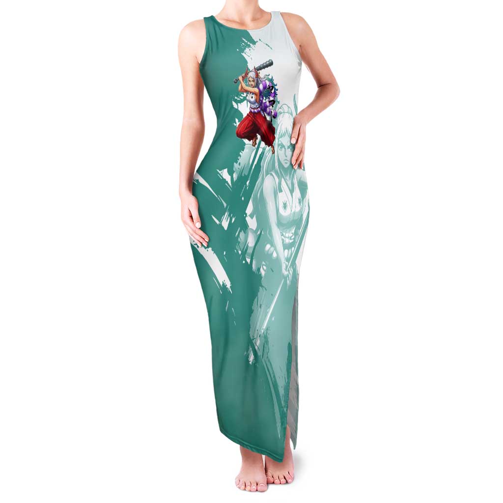 Yamato Oni Warrior One Piece Tank Maxi Dress Japanese Anime Manga Graphic