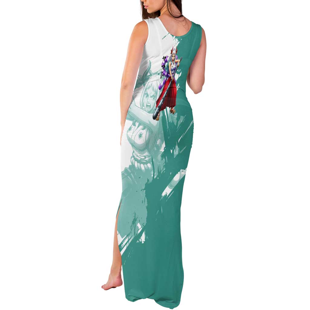 Yamato Oni Warrior One Piece Tank Maxi Dress Japanese Anime Manga Graphic