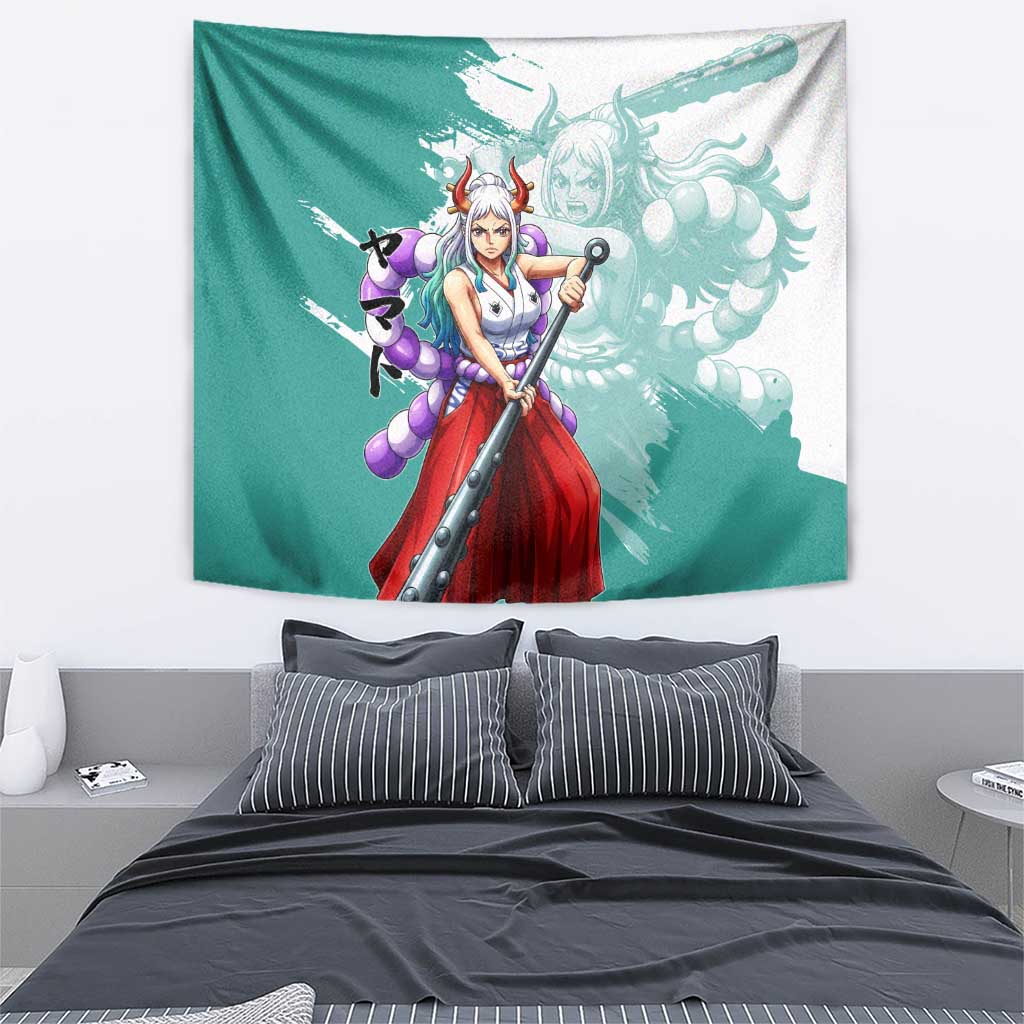 Yamato Oni Warrior One Piece Tapestry Japanese Anime Manga Graphic