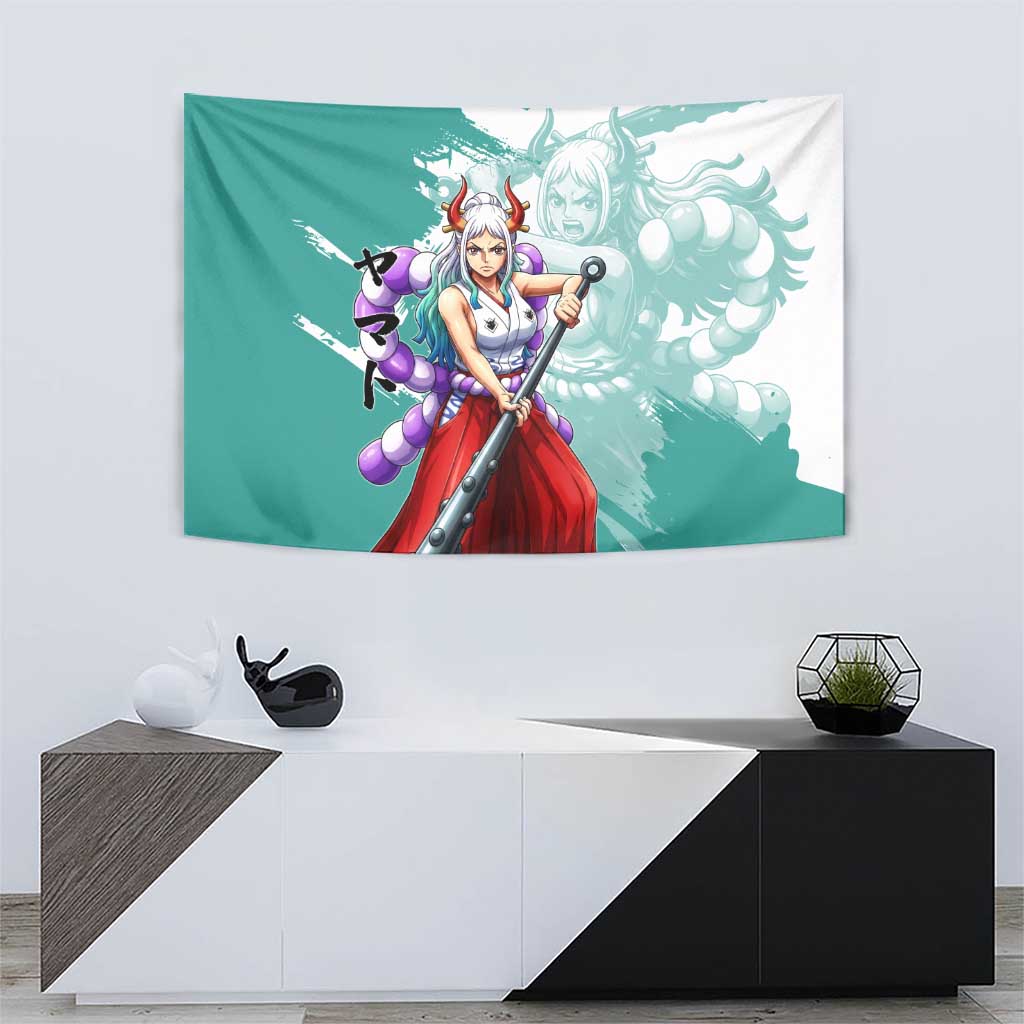 Yamato Oni Warrior One Piece Tapestry Japanese Anime Manga Graphic