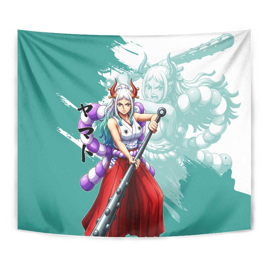 Yamato Oni Warrior One Piece Tapestry Japanese Anime Manga Graphic