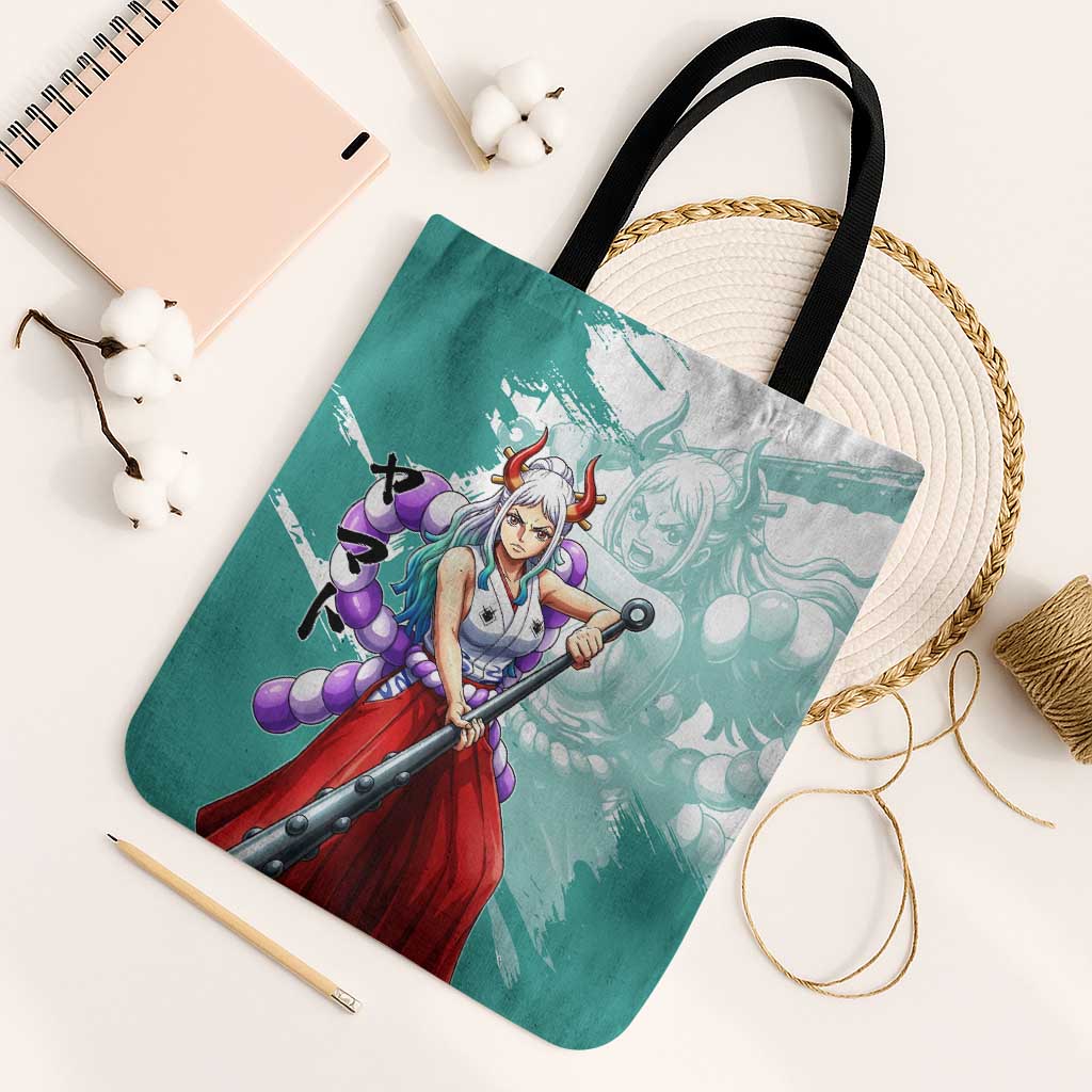 Yamato Oni Warrior One Piece Tote Bag Japanese Anime Manga Graphic