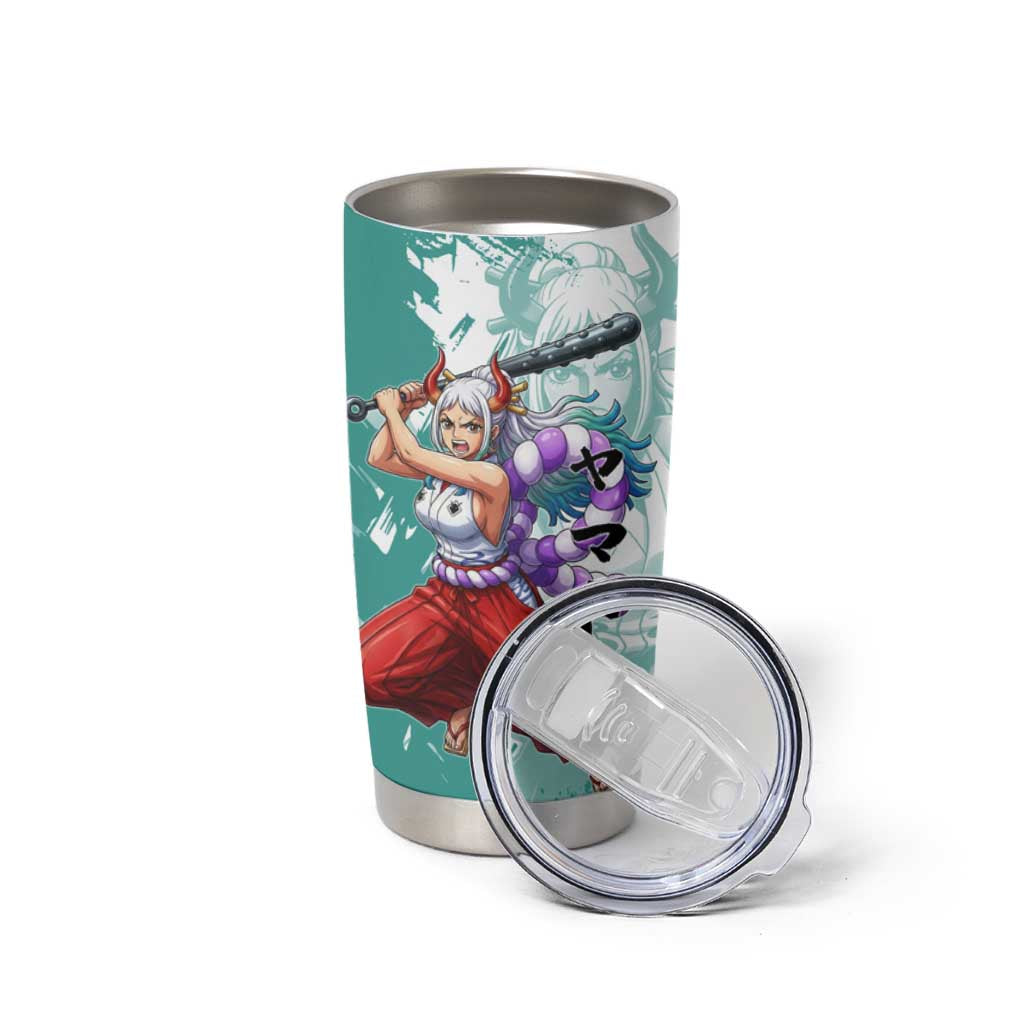 Yamato Oni Warrior One Piece Tumbler Cup Japanese Anime Manga Graphic