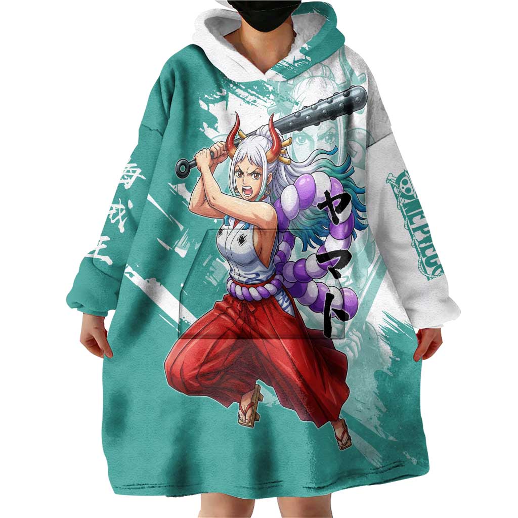 Yamato Oni Warrior One Piece Wearable Blanket Hoodie Japanese Anime Manga Graphic
