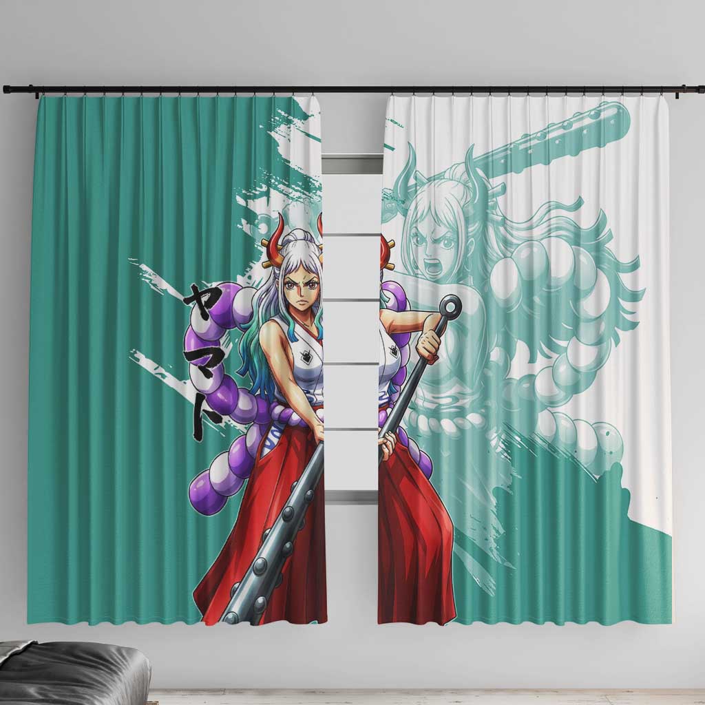 Yamato Oni Warrior One Piece Window Curtain Japanese Anime Manga Graphic