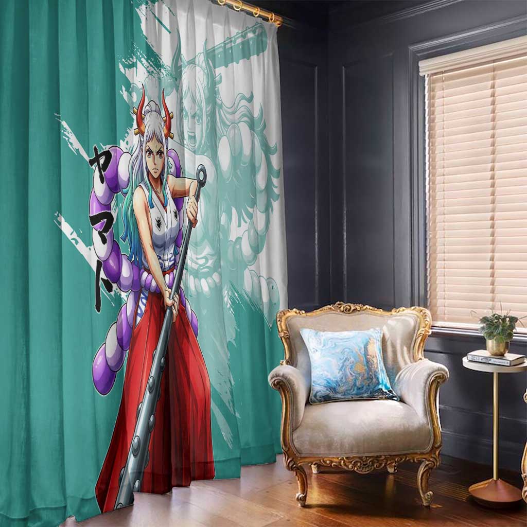 Yamato Oni Warrior One Piece Window Curtain Japanese Anime Manga Graphic