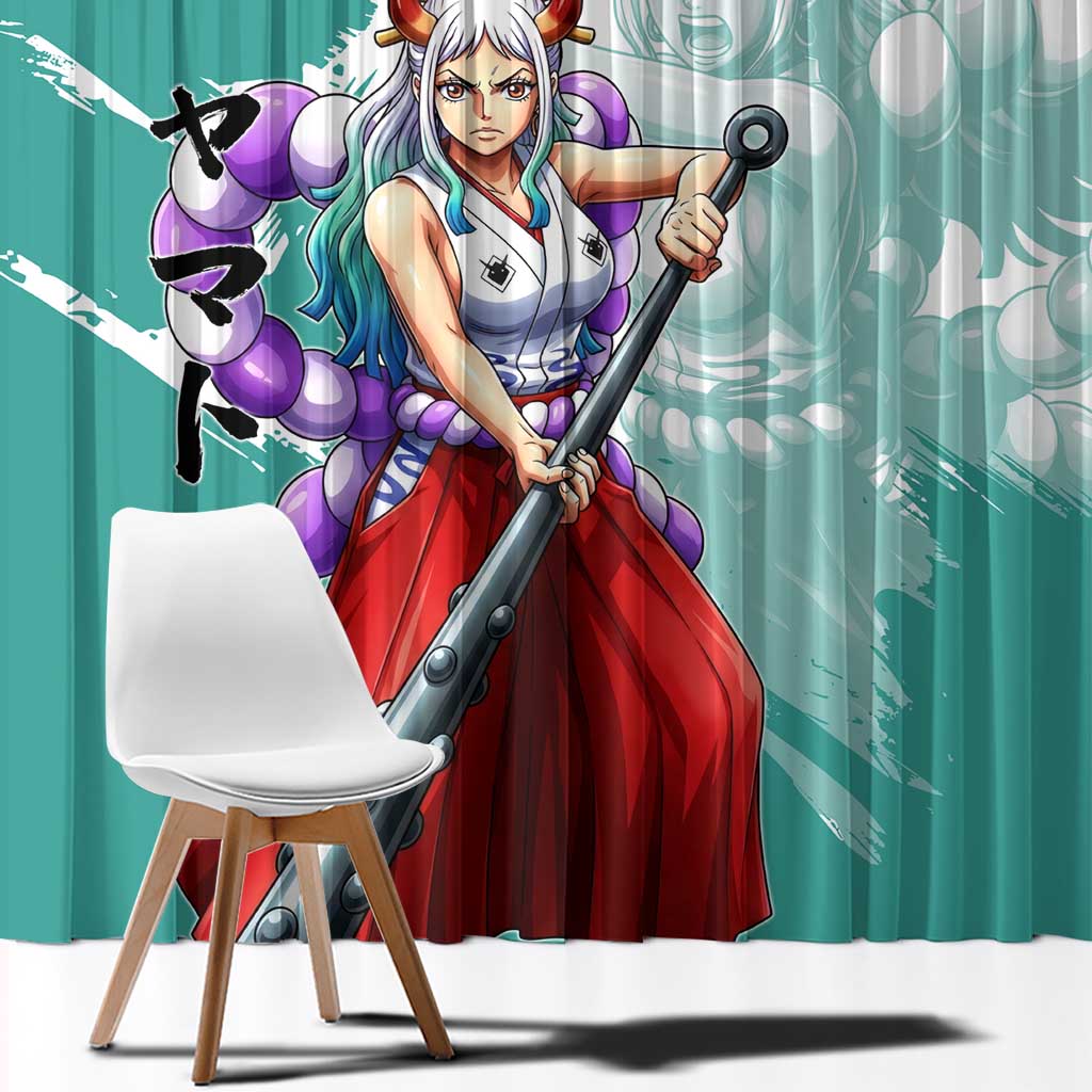 Yamato Oni Warrior One Piece Window Curtain Japanese Anime Manga Graphic