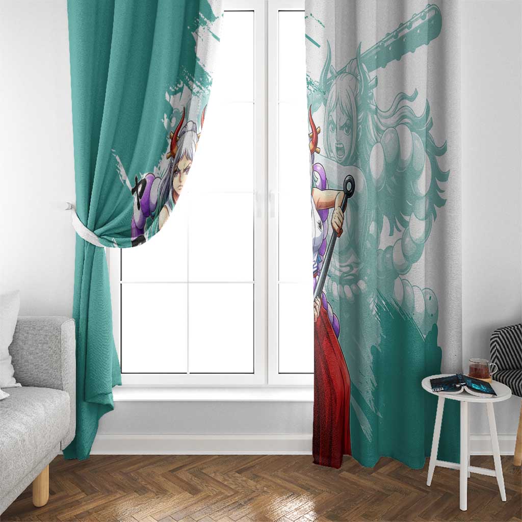 Yamato Oni Warrior One Piece Window Curtain Japanese Anime Manga Graphic