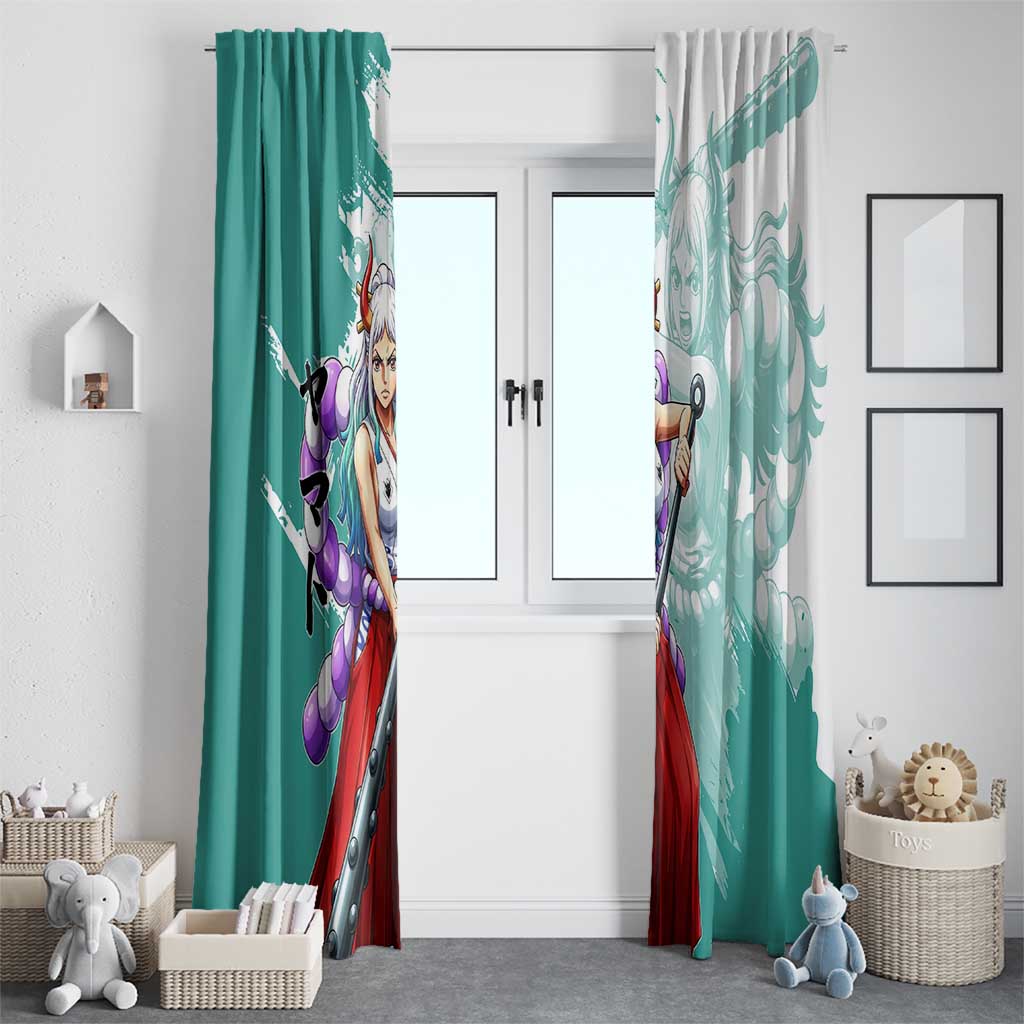 Yamato Oni Warrior One Piece Window Curtain Japanese Anime Manga Graphic