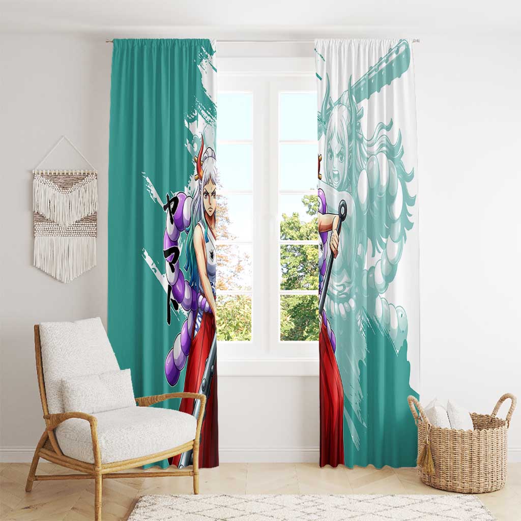 Yamato Oni Warrior One Piece Window Curtain Japanese Anime Manga Graphic