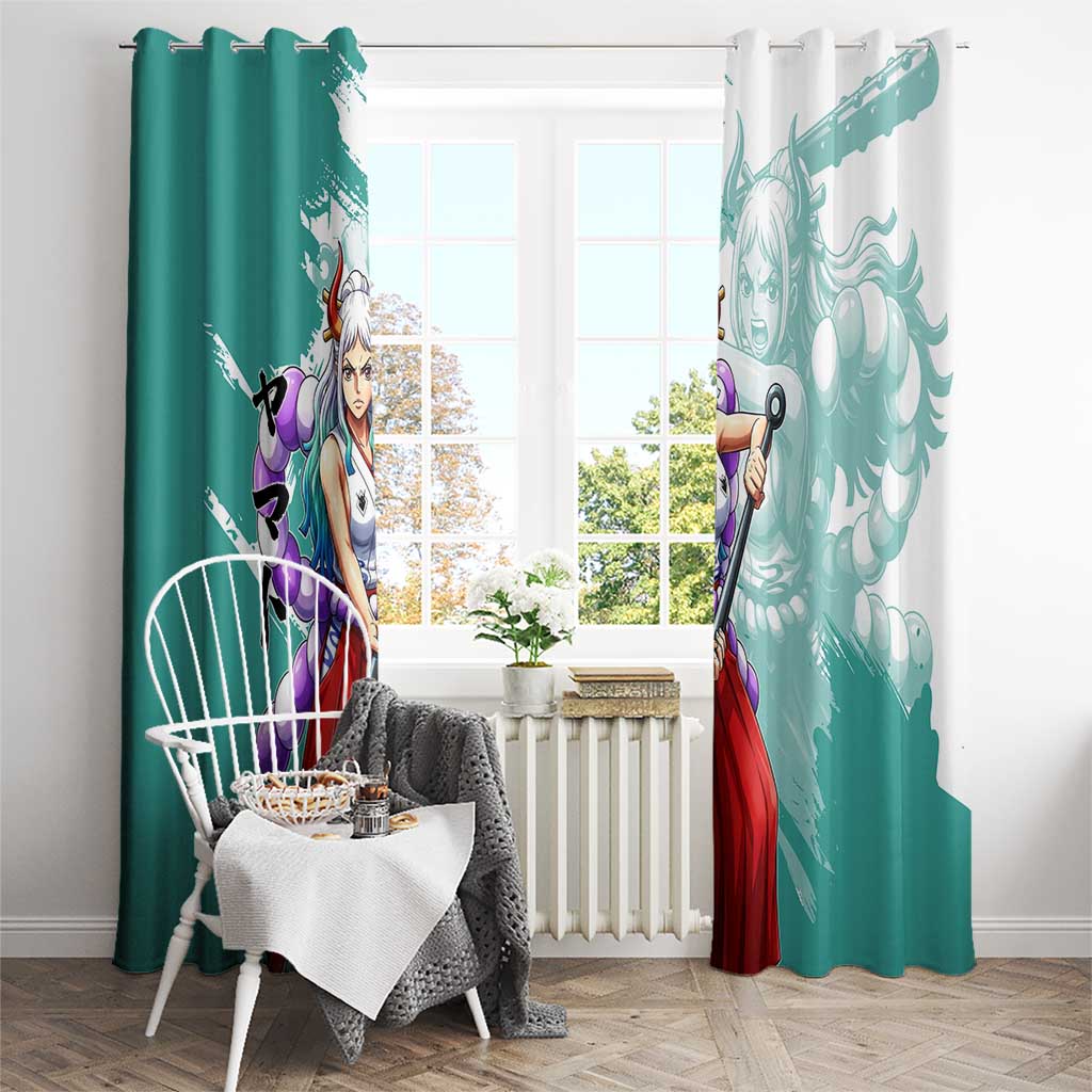 Yamato Oni Warrior One Piece Window Curtain Japanese Anime Manga Graphic
