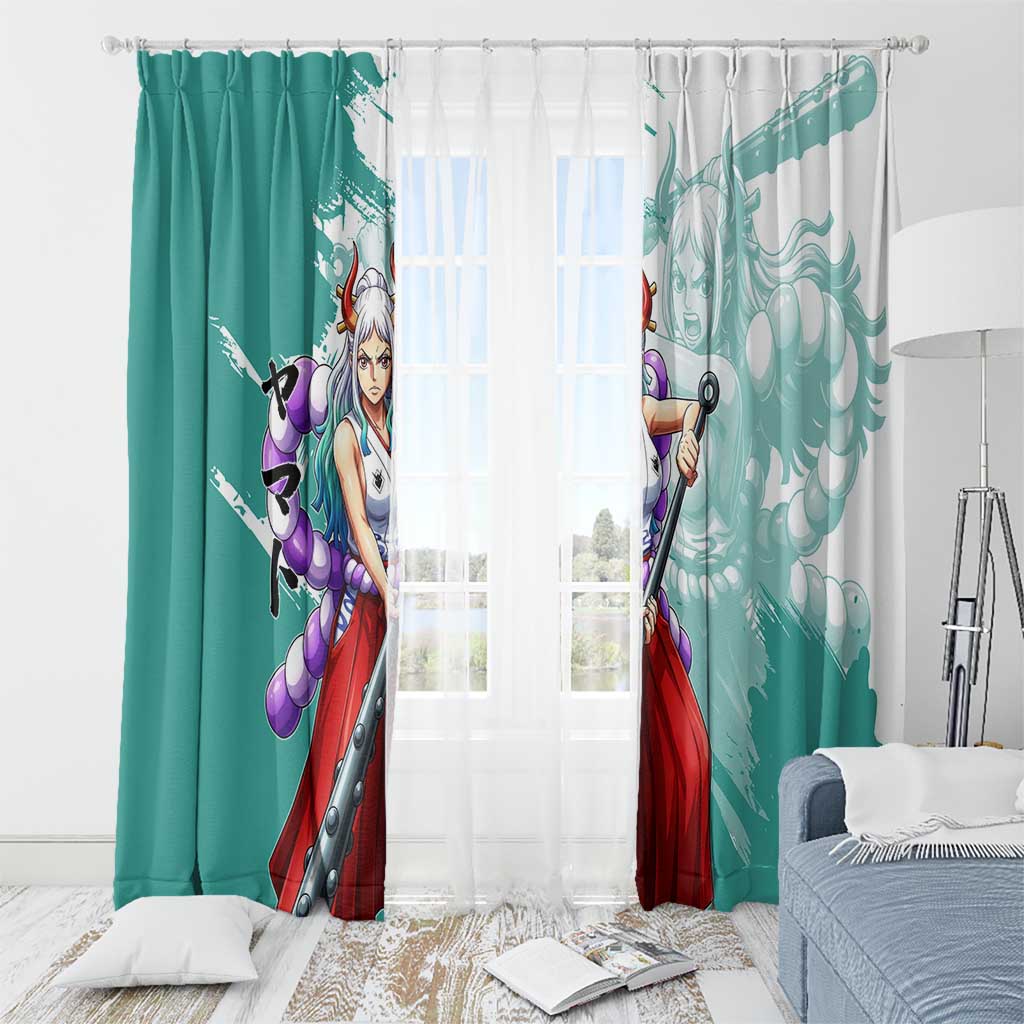 Yamato Oni Warrior One Piece Window Curtain Japanese Anime Manga Graphic