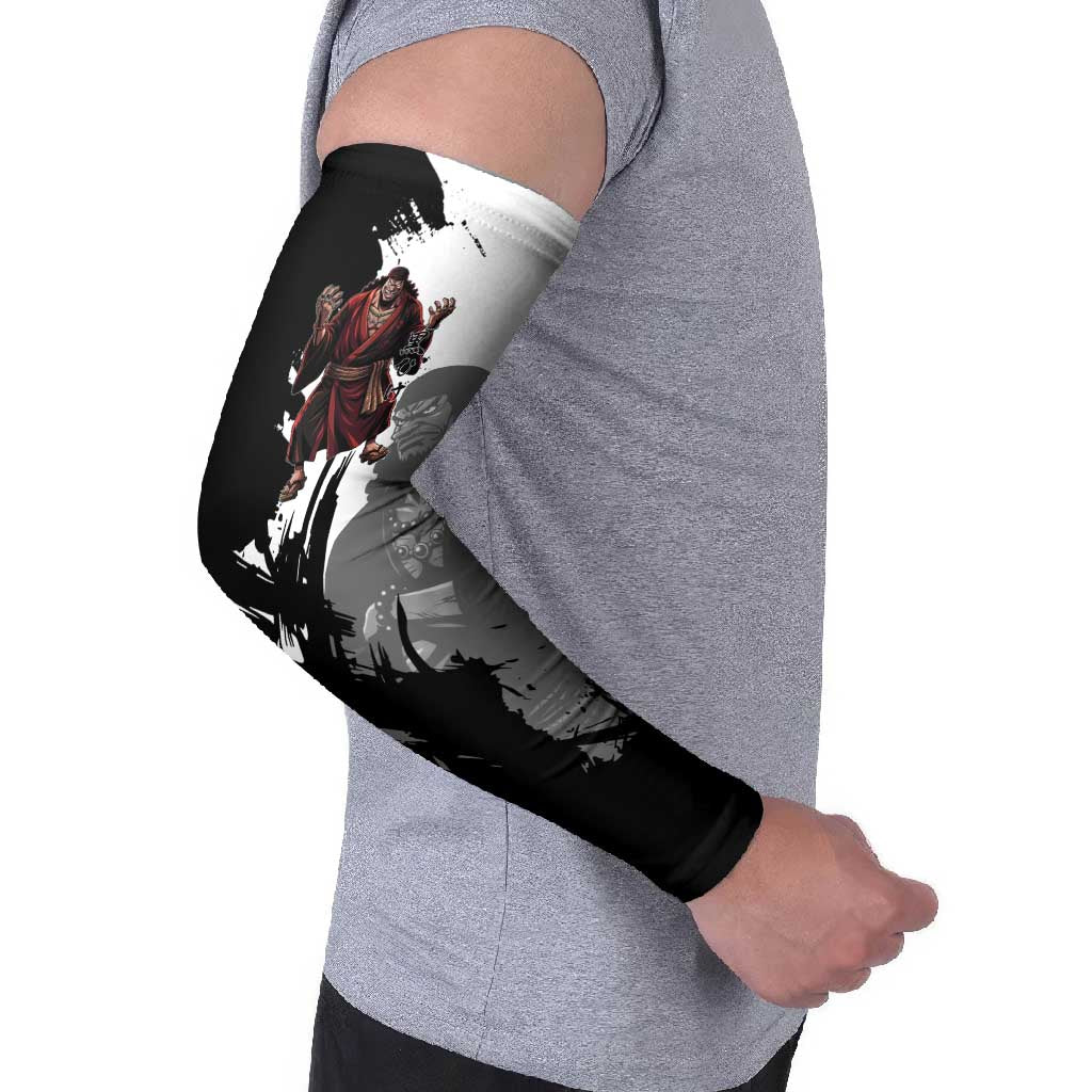 One Piece Blackbeard Arm Sleeves Dark Emperor Ink Splash Graphic