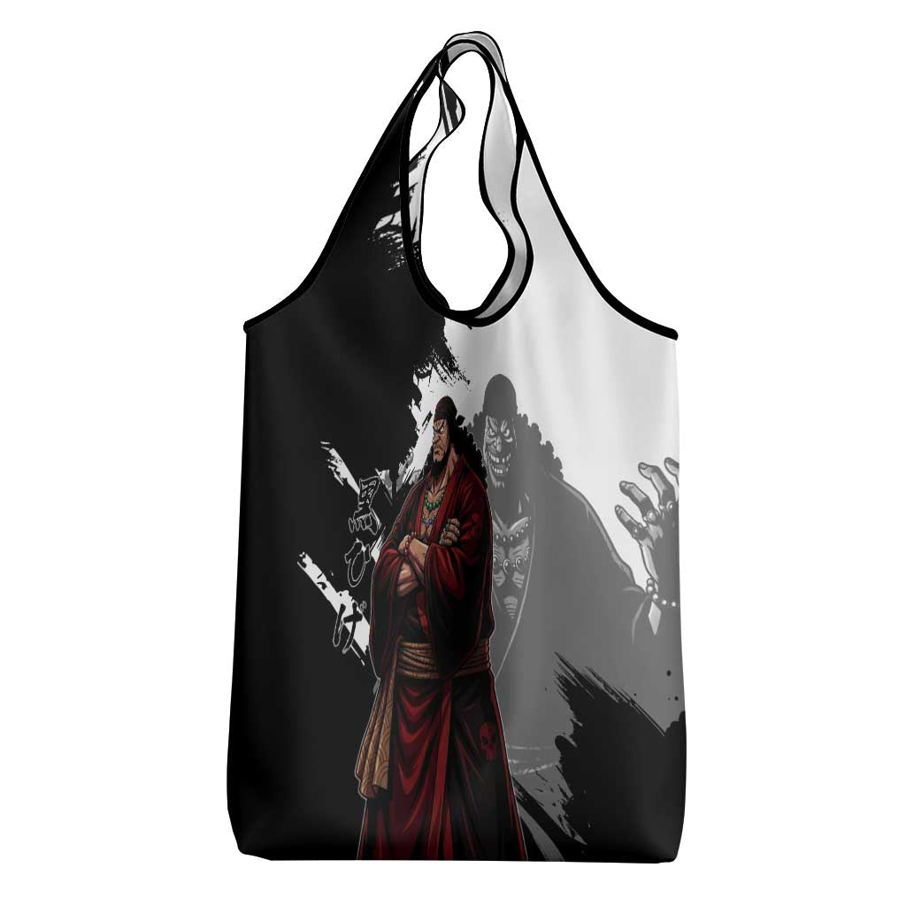 One Piece Blackbeard Grocery Bag Dark Emperor Ink Splash Graphic