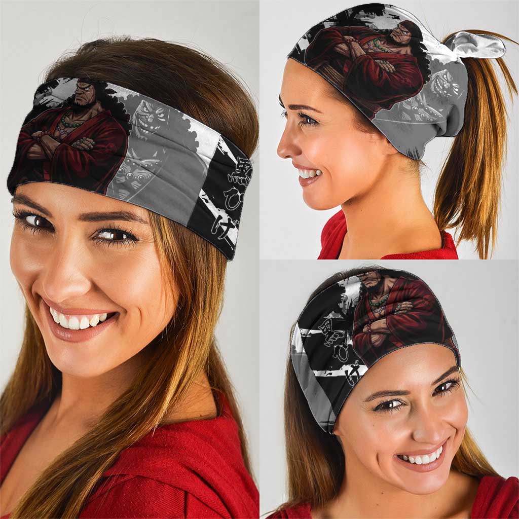 One Piece Blackbeard Neck Gaiter Dark Emperor Ink Splash Graphic