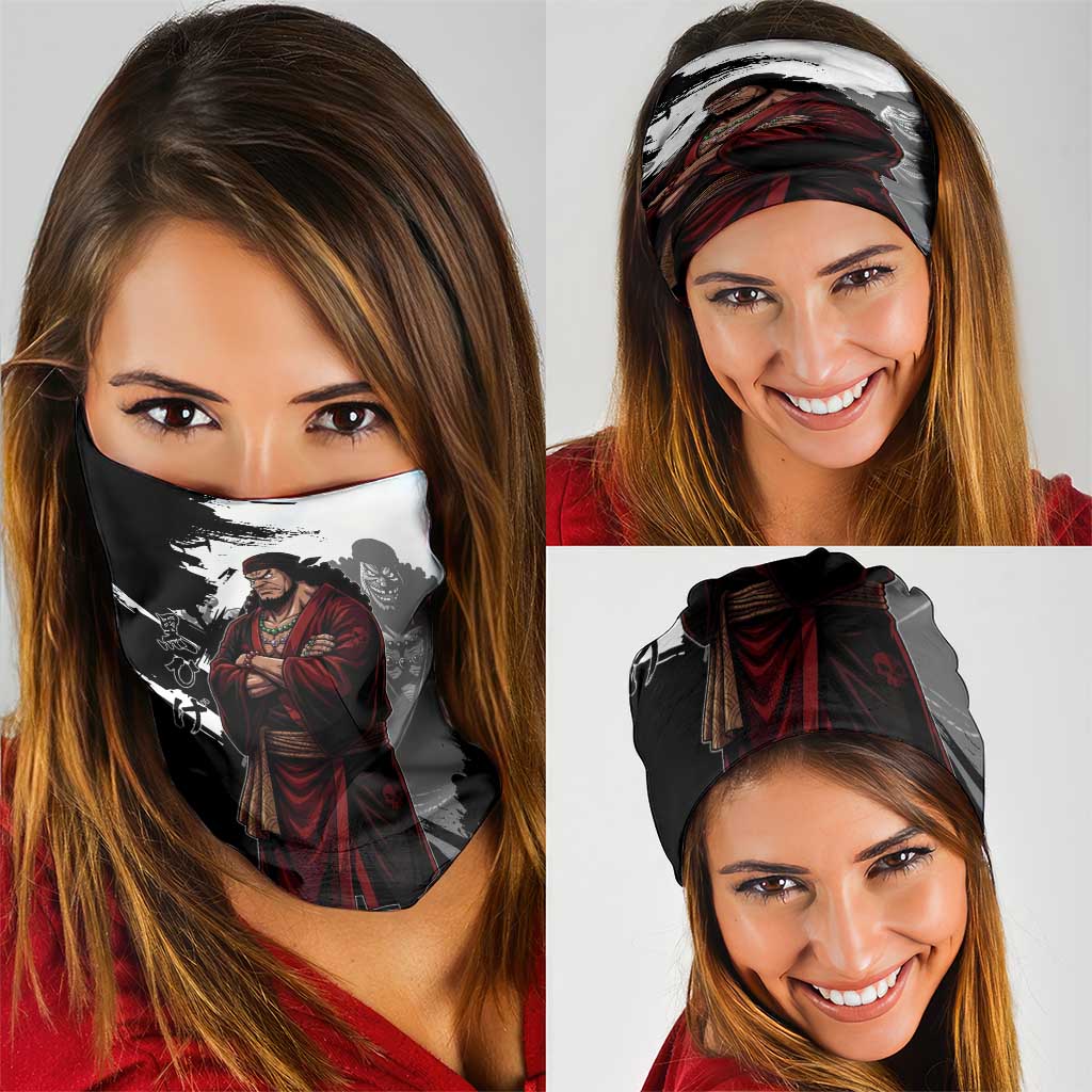 One Piece Blackbeard Neck Gaiter Dark Emperor Ink Splash Graphic