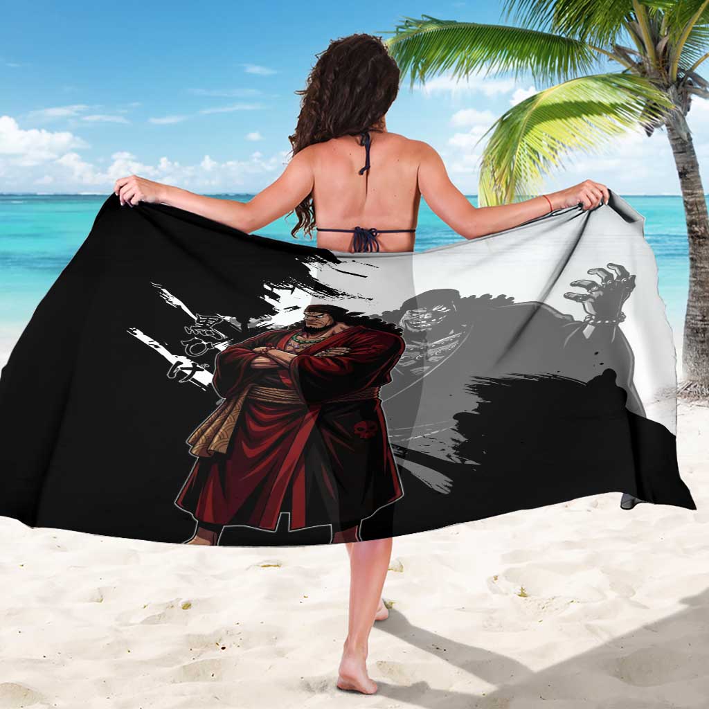 One Piece Blackbeard Sarong Dark Emperor Ink Splash Graphic